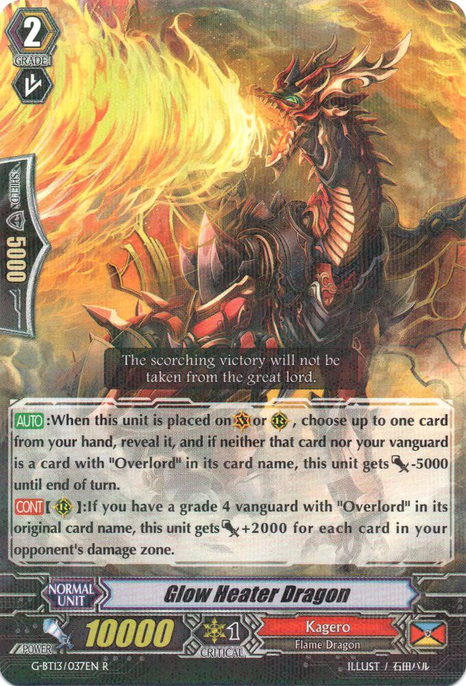 Glow Heater Dragon, G-BT13: Ultimate Stride G-BT13/037EN