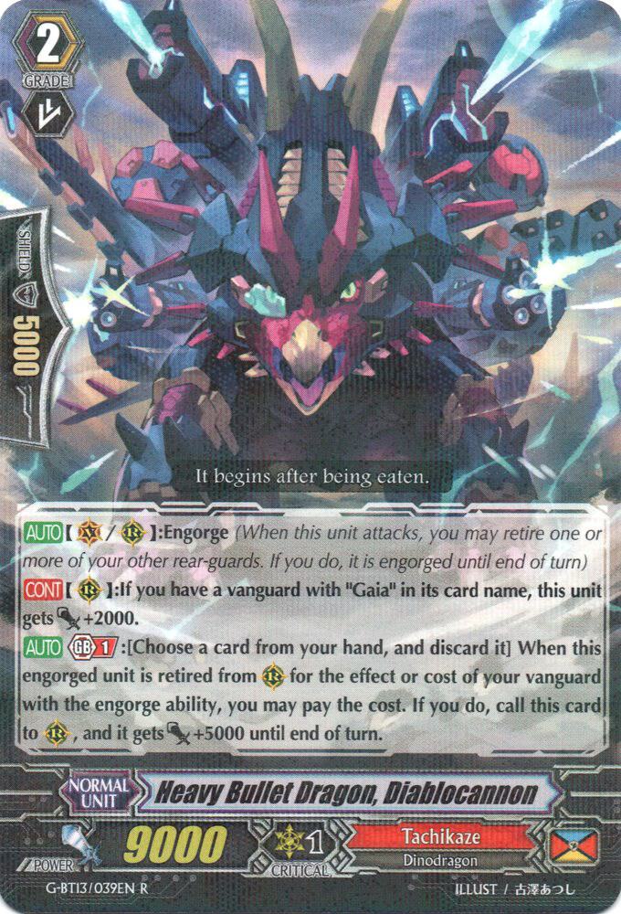 Heavy Bullet Dragon, Diablocannon, G-BT13: Ultimate Stride G-BT13/039EN