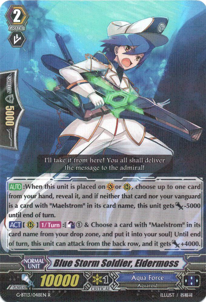Blue Storm Soldier, Eldermoss, G-BT13: Ultimate Stride G-BT13/048EN