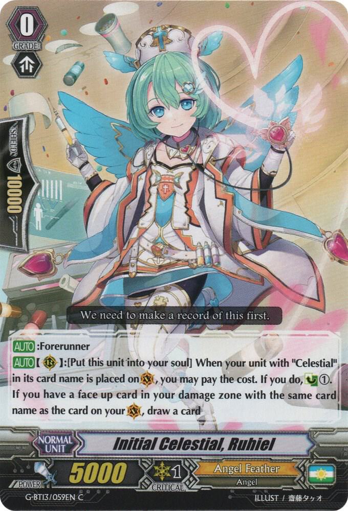 Initial Celestial, Ruhiel, G-BT13: Ultimate Stride G-BT13/059EN