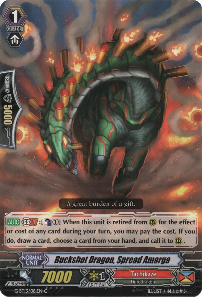 Buckshot Dragon, Spread Amarga, G-BT13: Ultimate Stride G-BT13/081EN