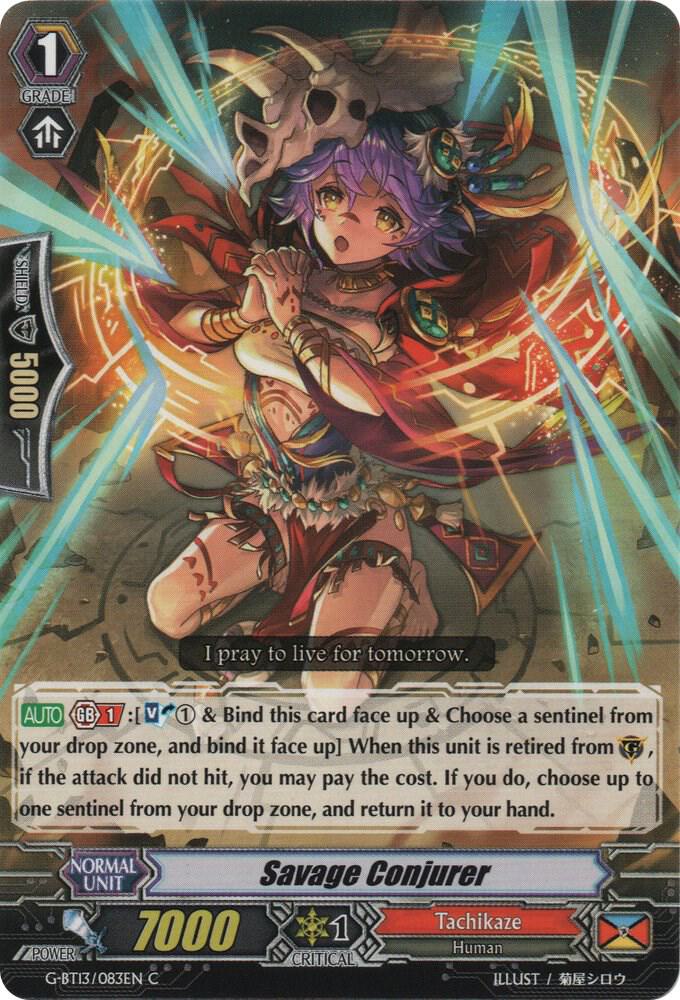 Savage Conjuror, G-BT13: Ultimate Stride G-BT13/083EN