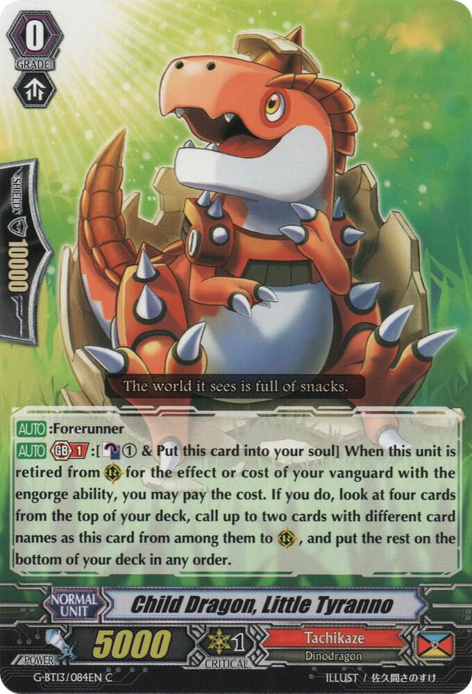 Child Dragon, Little Tyranno, G-BT13: Ultimate Stride G-BT13/084EN