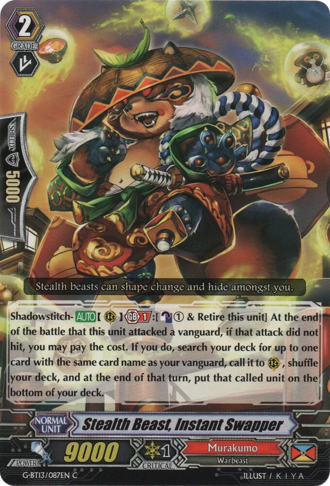 Stealth Beast, Instant Swapper, G-BT13: Ultimate Stride G-BT13/087EN