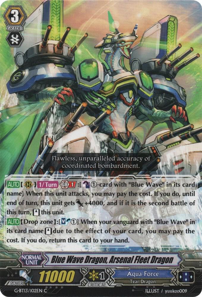 Blue Wave Dragon, Arsenal Fleet Dragon, G-BT13: Ultimate Stride G-BT13/102EN