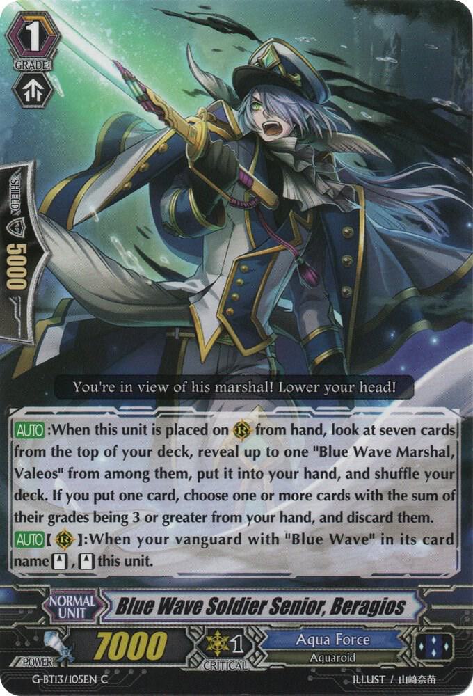 Blue Wave Soldier Senior, Beragios, G-BT13: Ultimate Stride G-BT13/105EN