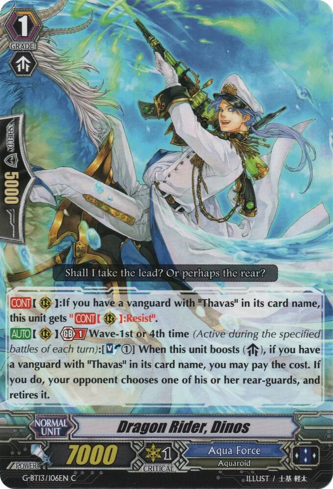 Dragon Rider, Dinos, G-BT13: Ultimate Stride G-BT13/106EN