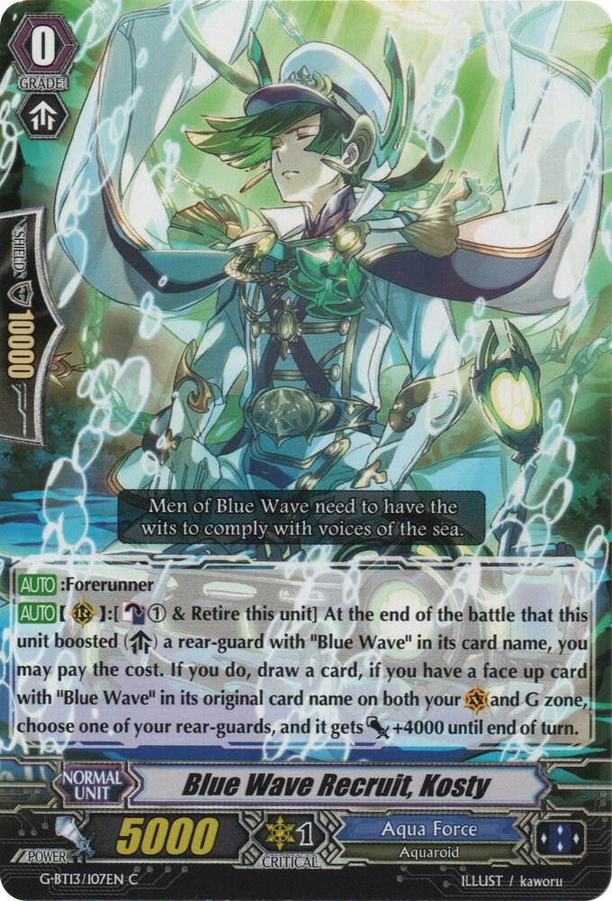 Blue Wave Recruit, Kosty, G-BT13: Ultimate Stride G-BT13/107EN