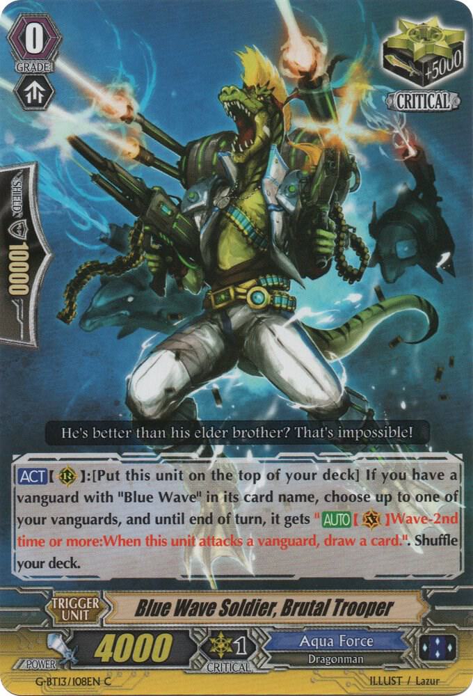 Blue Wave Soldier, Brutal Trooper, G-BT13: Ultimate Stride G-BT13/108EN