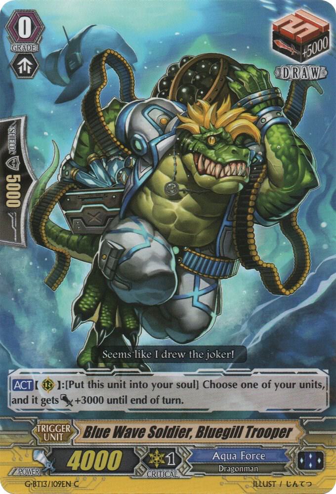 Blue Wave Soldier, Bluegill Trooper, G-BT13: Ultimate Stride G-BT13/109EN