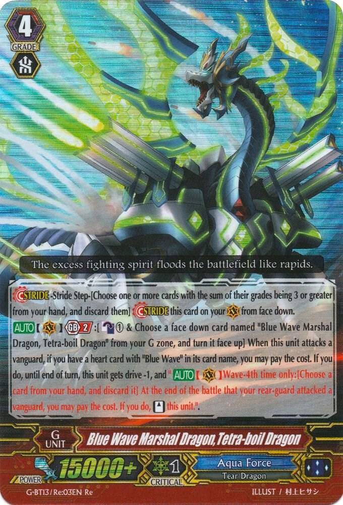 Blue Wave Marshal Dragon, Tetra-boil Dragon, G-BT13: Ultimate Stride G-BT13/Re:03EN