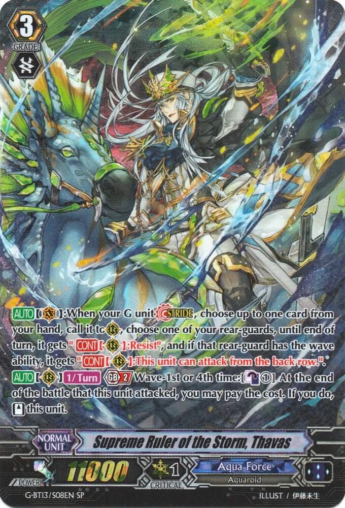 Supreme Ruler of the Storm, Thavas (SP), G-BT13: Ultimate Stride G-BT13/S08EN