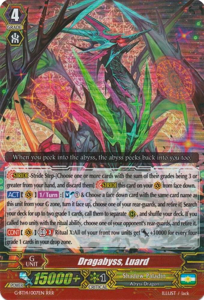 Dragabyss, Luard, G-BT14: Divine Dragon Apocrypha G-BT14/007EN