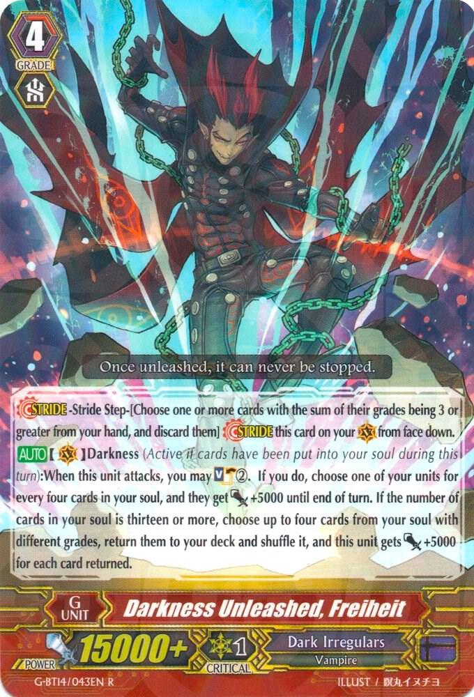 Darkness Unleashed, Freiheit, G-BT14: Divine Dragon Apocrypha G-BT14/043EN