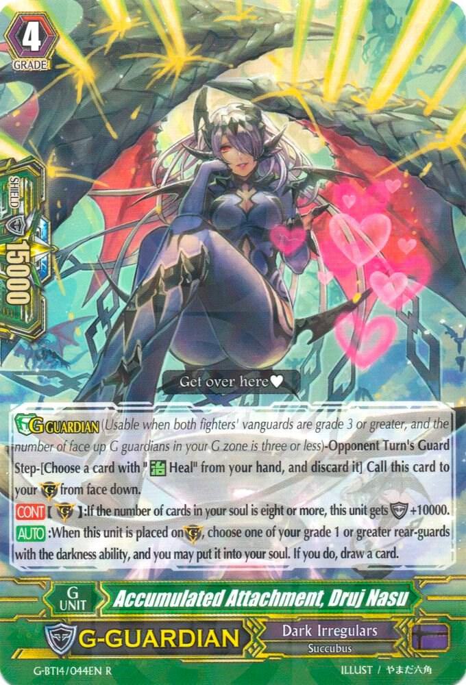 Accumulated Attachment, Druj Nasu, G-BT14: Divine Dragon Apocrypha G-BT14/044EN