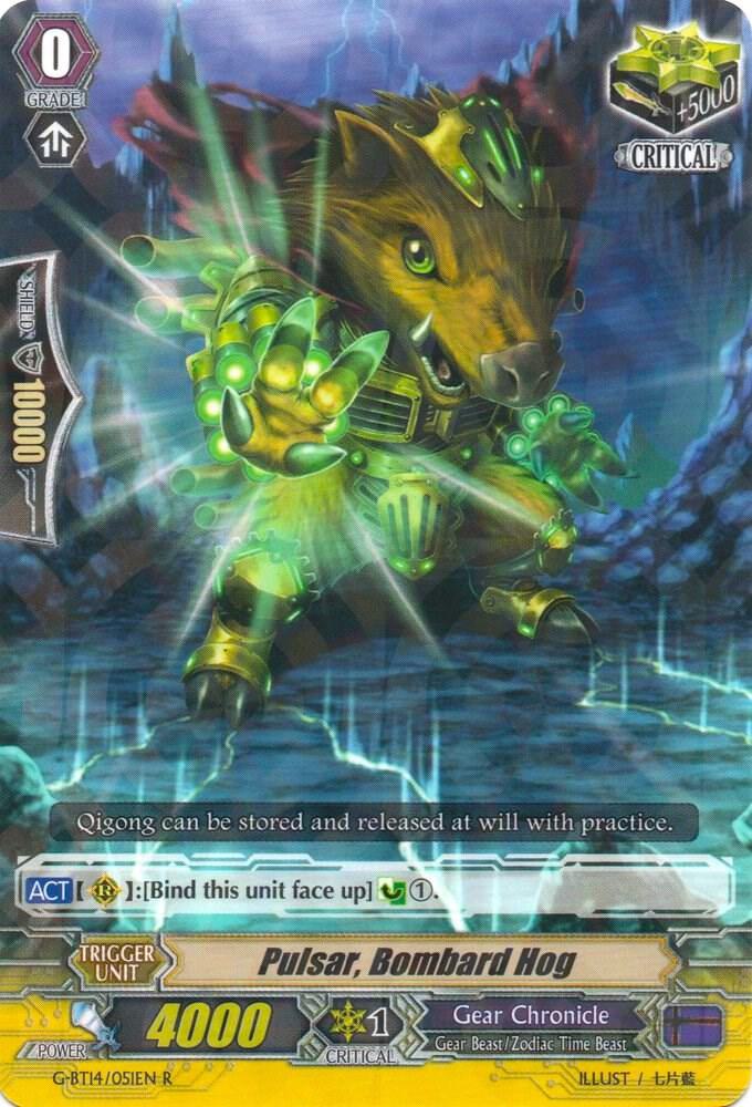 Pulsar, Bombard Hog, G-BT14: Divine Dragon Apocrypha G-BT14/051EN