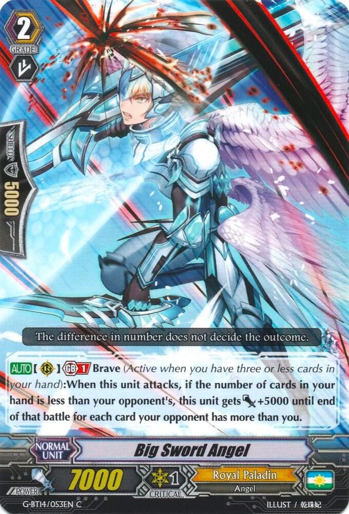 Big Sword Angel, G-BT14: Divine Dragon Apocrypha G-BT14/053EN