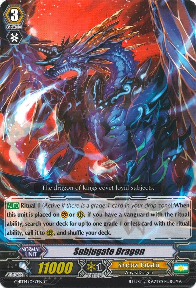 Subjugate Dragon, G-BT14: Divine Dragon Apocrypha G-BT14/057EN