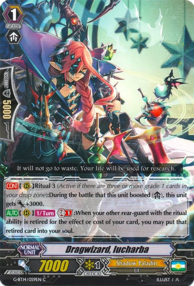 Dragwizard, Iucharba, G-BT14: Divine Dragon Apocrypha G-BT14/059EN