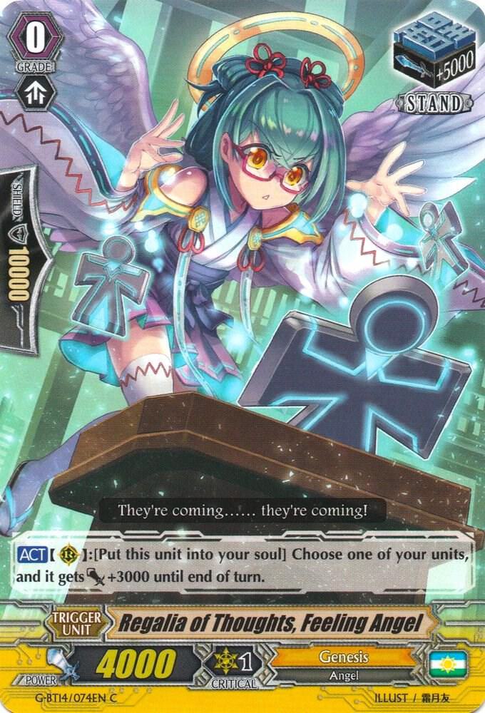 Regalia of Thoughts, Feeling Angel, G-BT14: Divine Dragon Apocrypha G-BT14/074EN