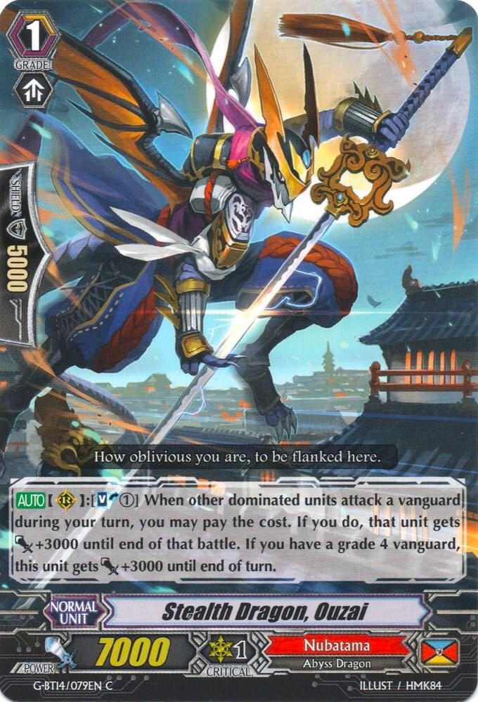 Stealth Dragon, Ouzai, G-BT14: Divine Dragon Apocrypha G-BT14/079EN