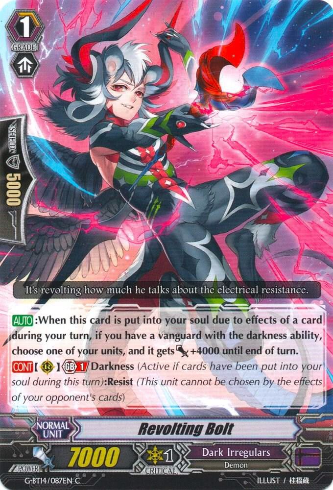 Revolting Bolt, G-BT14: Divine Dragon Apocrypha G-BT14/087EN