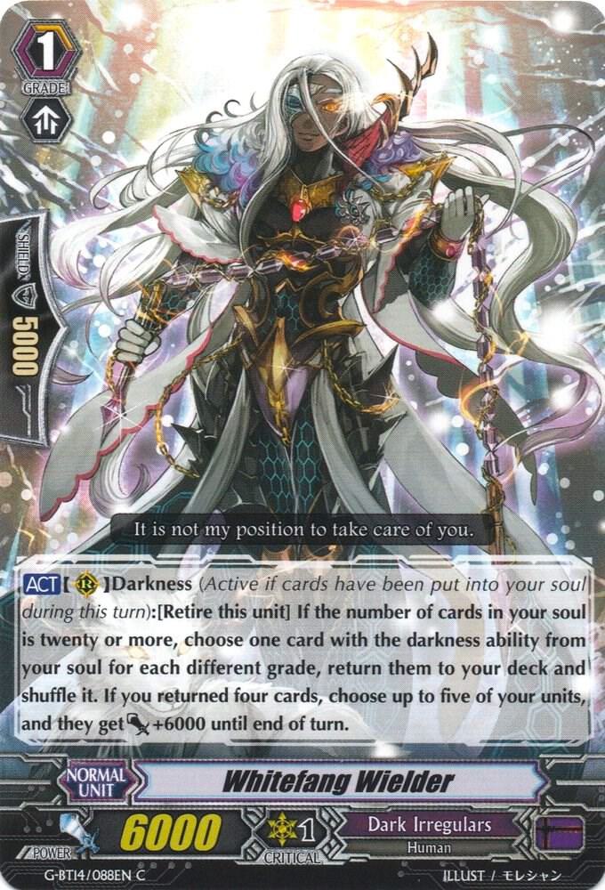Whitefang Wielder, G-BT14: Divine Dragon Apocrypha G-BT14/088EN