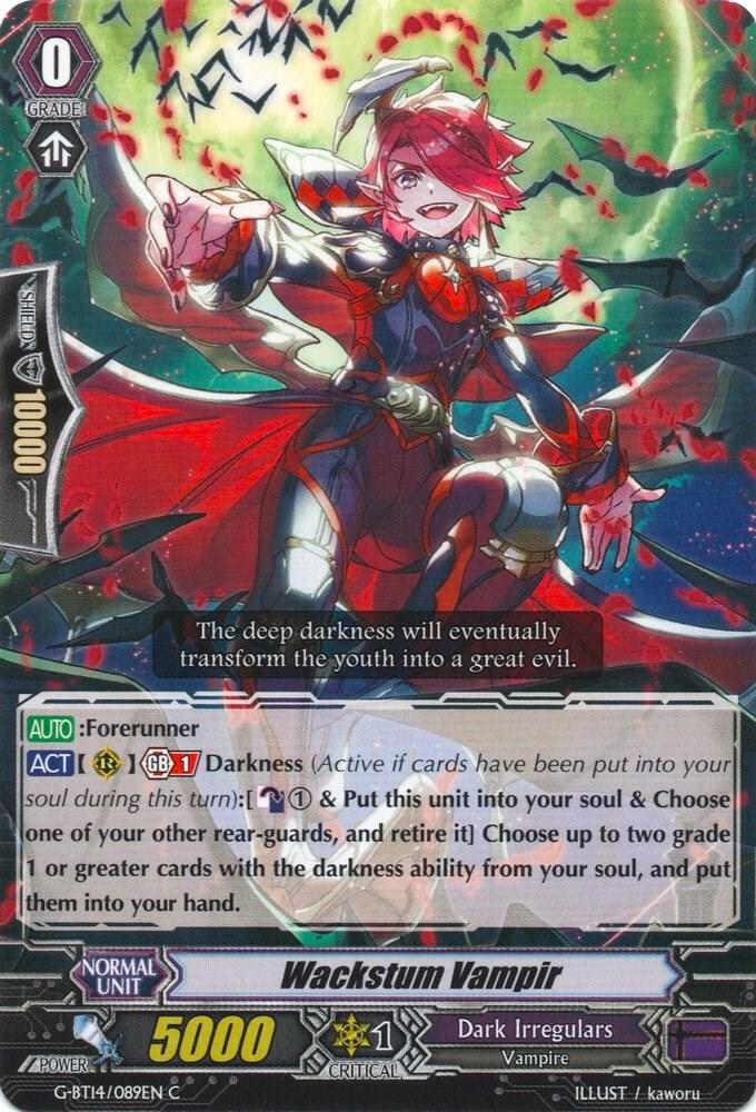 Wackstum Vampir, G-BT14: Divine Dragon Apocrypha G-BT14/089EN
