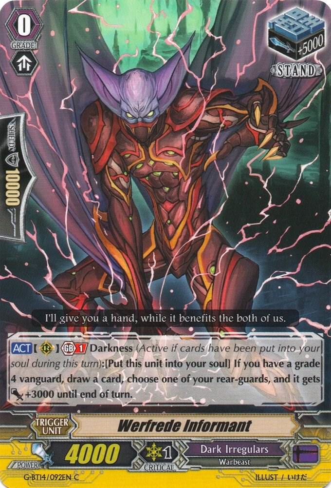 Werfrede Informant, G-BT14: Divine Dragon Apocrypha G-BT14/092EN
