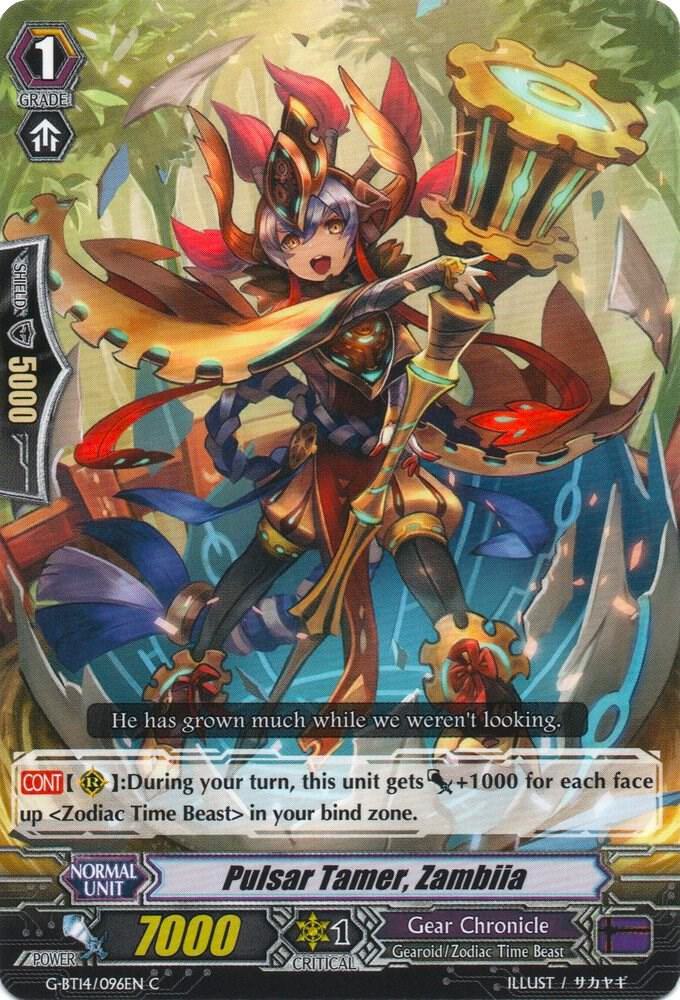 Pulsar Tamer, Zambiia, G-BT14: Divine Dragon Apocrypha G-BT14/096EN