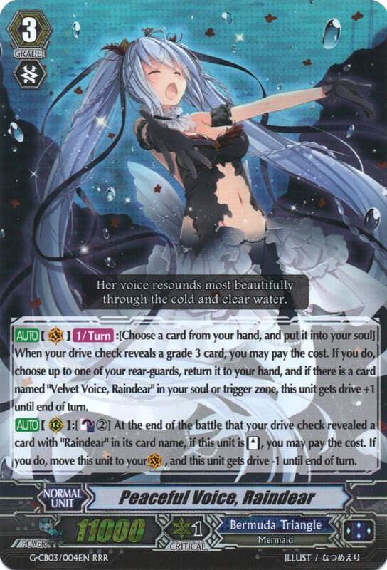 Peaceful Voice, Raindear, G-CB03: Blessing of Divas G-CB03/004EN
