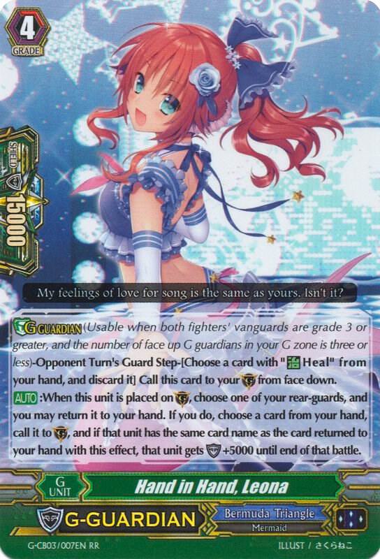 Hand in Hand, Leona, G-CB03: Blessing of Divas G-CB03/007EN