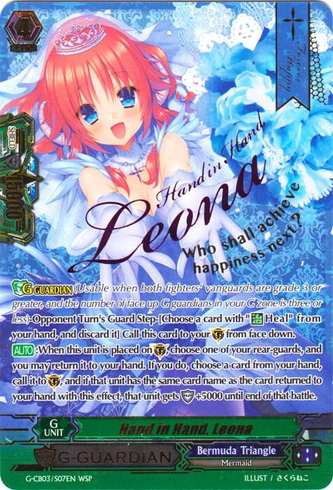 Hand in Hand, Leona (Wedding SP), G-CB03: Blessing of Divas G-CB03/S07EN