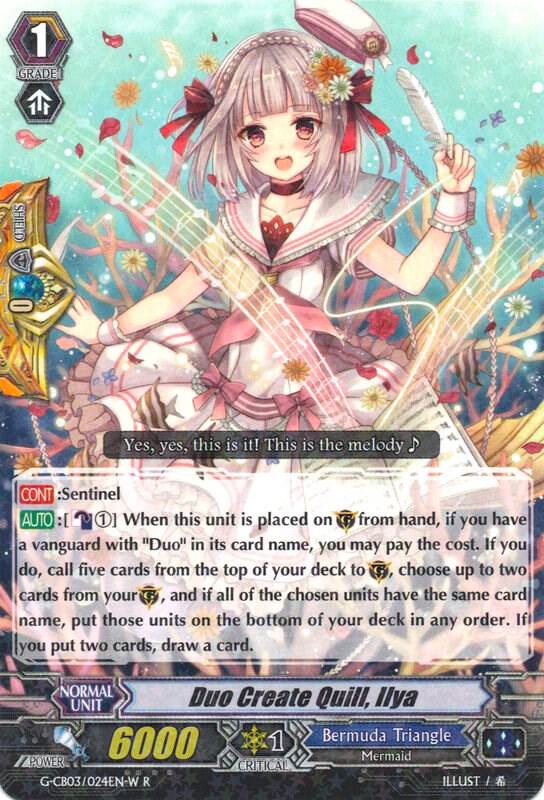 Duo Create Quill, Ilya (White), G-CB03: Blessing of Divas G-CB03/024EN W