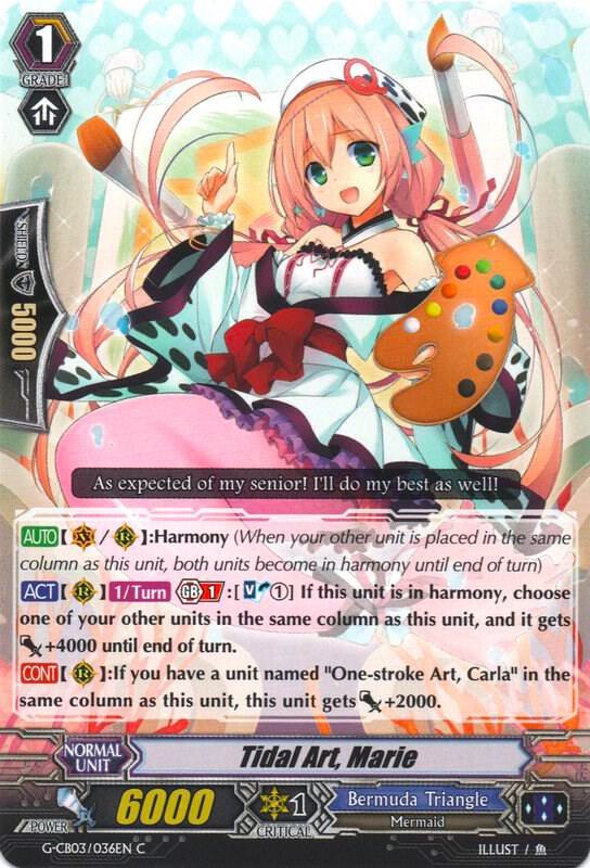Tidal Art, Marie, G-CB03: Blessing of Divas G-CB03/036EN