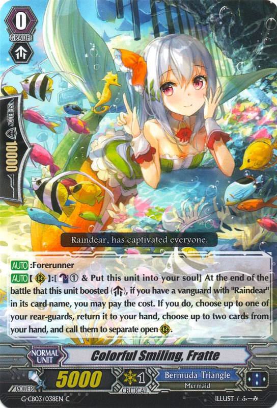 Colorful Smiling, Fratte, G-CB03: Blessing of Divas G-CB03/038EN