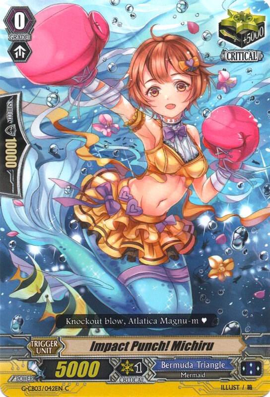 Impact Punch! Michiru, G-CB03: Blessing of Divas G-CB03/042EN