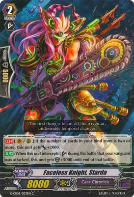 Faceless Knight, Starda, G-CB04: Gear of Fate G-CB04/033EN