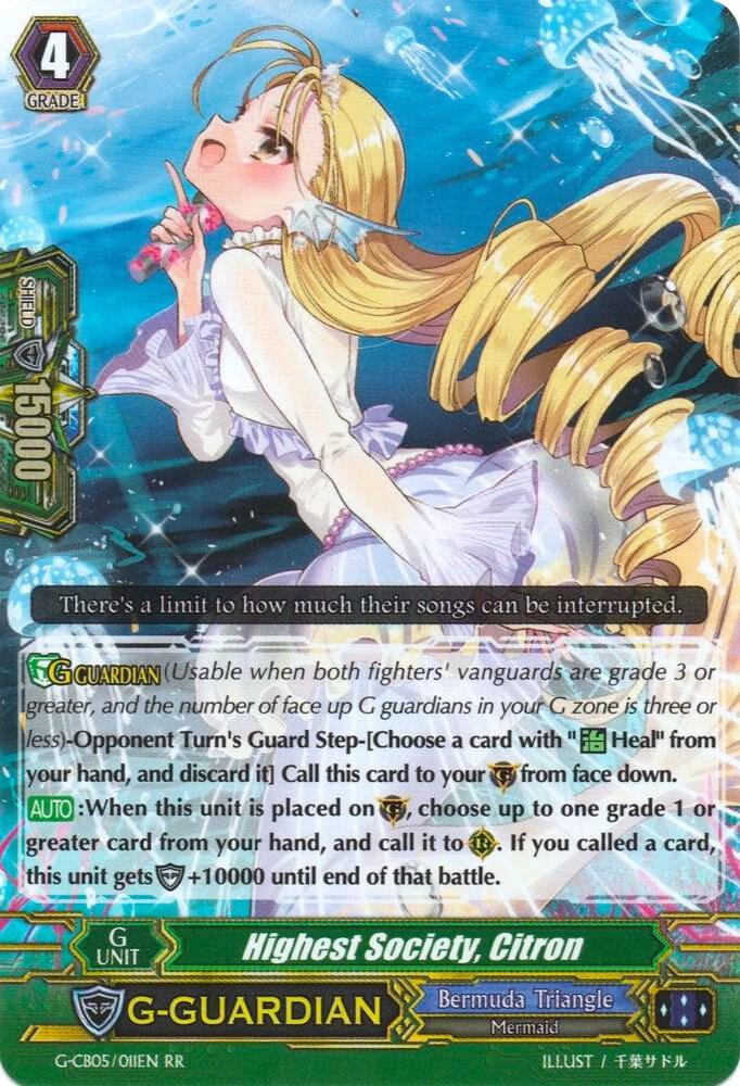 Highest Society, Citron, G-CB05: Prismatic Divas G-CB05/011EN