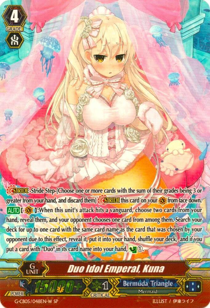 Duo Idol Emperal, Kuna (White - SP), G-CB05: Prismatic Divas G-CB05/S48EN W