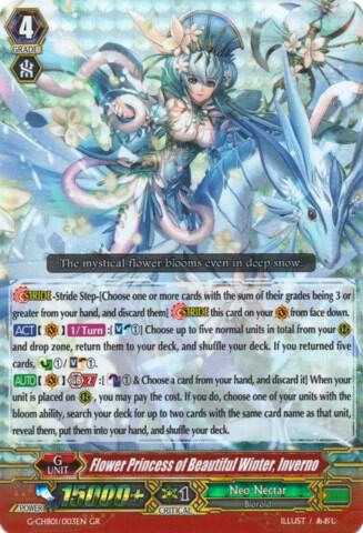 Flower Princess of Beautiful Winter, Inverno, G-CHB01: TRY3 NEXT G-CHB01/003EN