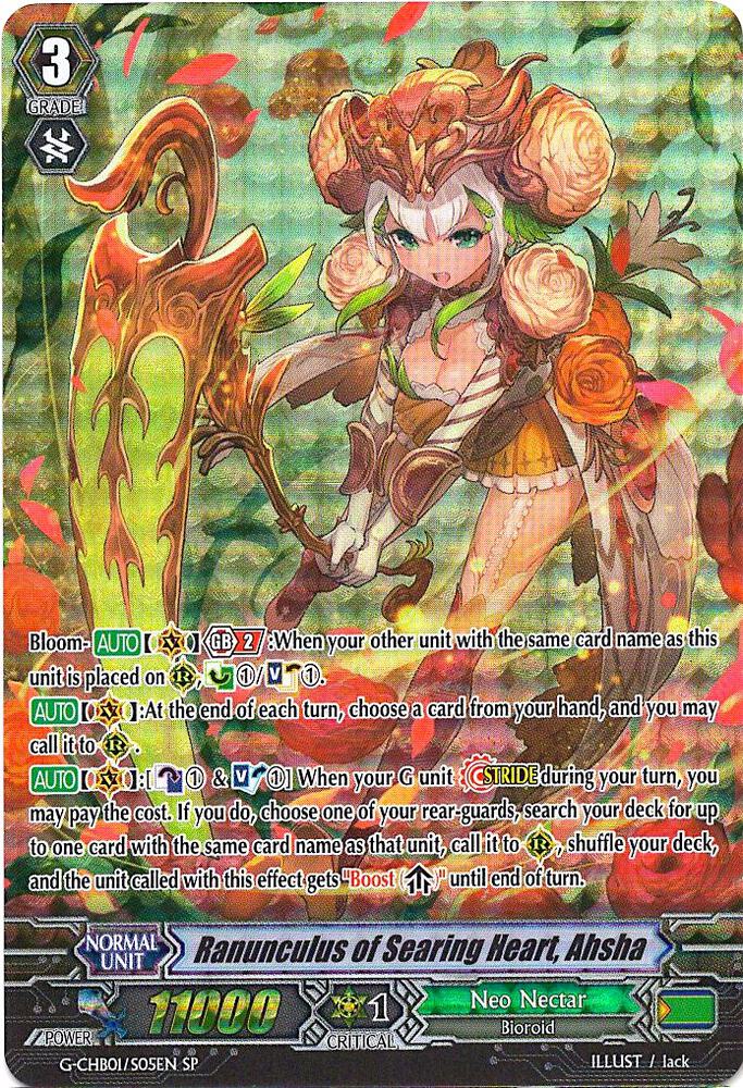 Ranunculus of Searing Heart, Ahsha (SP), G-CHB01: TRY3 NEXT G-CHB01/S05EN