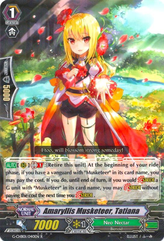 Amaryllis Musketeer, Tatiana, G-CHB01: TRY3 NEXT G-CHB01/040EN