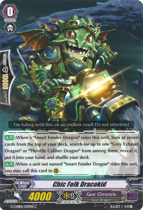 Chic Folk Dracokid, G-CHB01: TRY3 NEXT G-CHB01/059EN