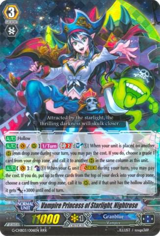 Vampire Princess of Starlight, Nightrose, G-CHB03: Rummy Labyrinth Under the Moonlight G-CHB03/006EN