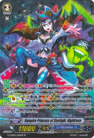 Vampire Princess of Starlight, Nightrose (SP), G-CHB03: Rummy Labyrinth Under the Moonlight G-CHB03/S04EN