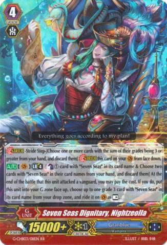 Seven Seas Dignitary, Nightzeolla, G-CHB03: Rummy Labyrinth Under the Moonlight G-CHB03/011EN