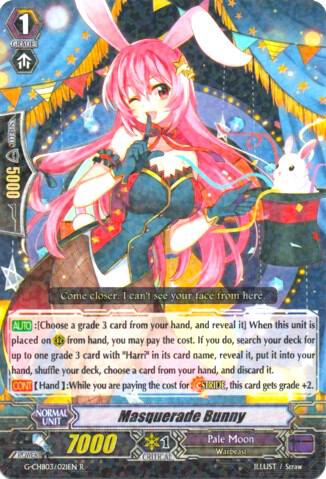 Masquerade Bunny, G-CHB03: Rummy Labyrinth Under the Moonlight G-CHB03/021EN