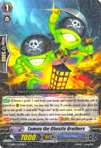 Tommy the Ghostie Brothers, G-CHB03: Rummy Labyrinth Under the Moonlight G-CHB03/027EN