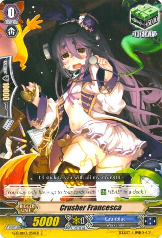 Crusher Francesca, G-CHB03: Rummy Labyrinth Under the Moonlight G-CHB03/058EN